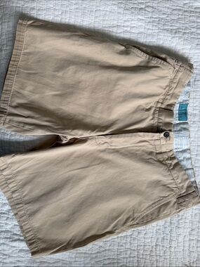 Castaway Men's Flat Front Khaki Shorts